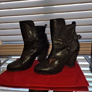 Rag & Bone Kinsey leather black boot size 40